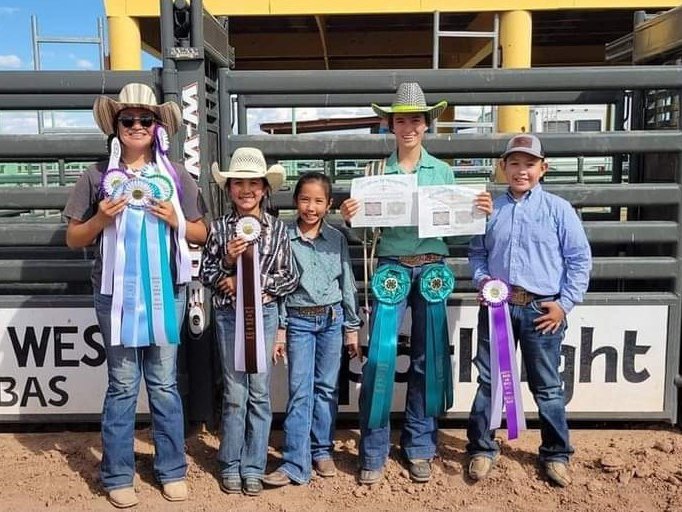 Tribal youth win awards at the 2022 Arizona 4-H State Horse Show held at the Navajo County Fairgrounds in Holbrook. (Courtesy of Kristy Kinilicheenie)